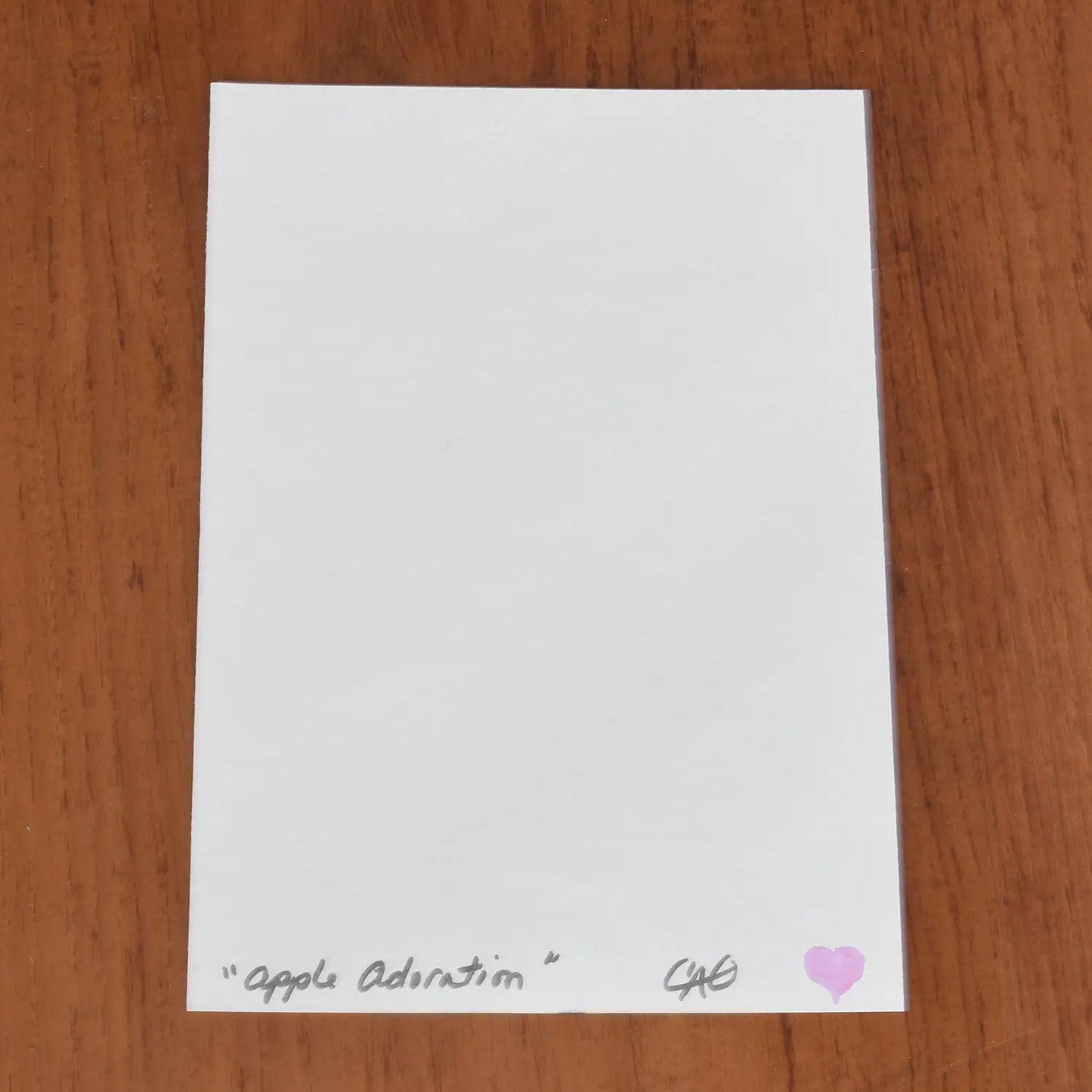 Apple Adoration 5.5x8"