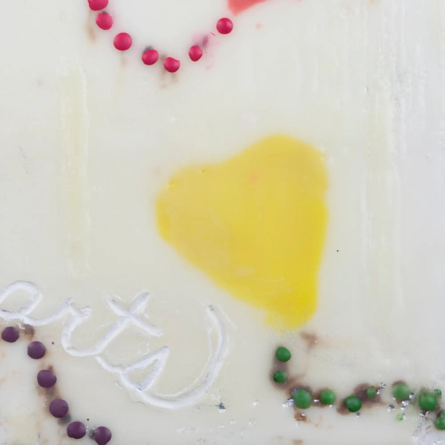 Peace Love Hearts 8x8"