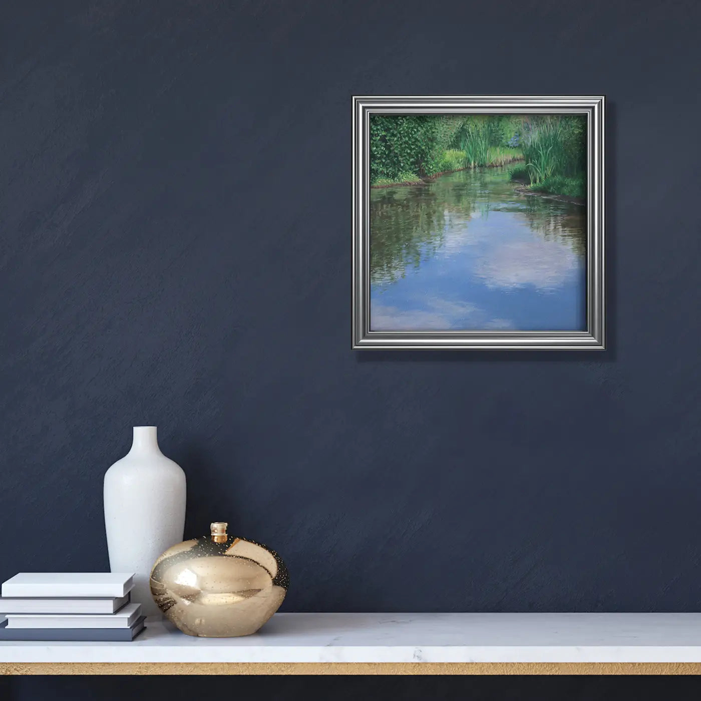 Evergreen Pond 12x12"