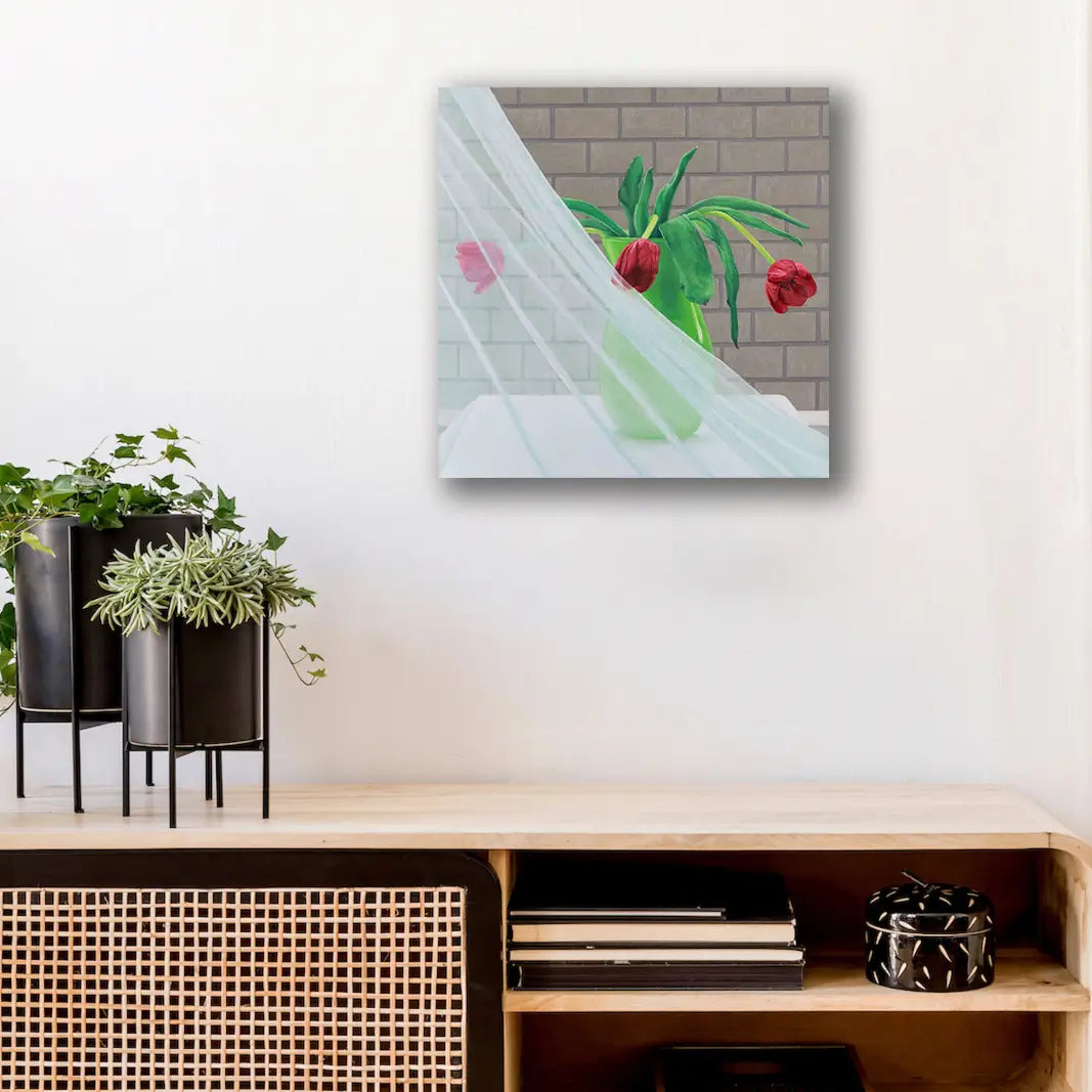 Tulips at Noon 12x12"