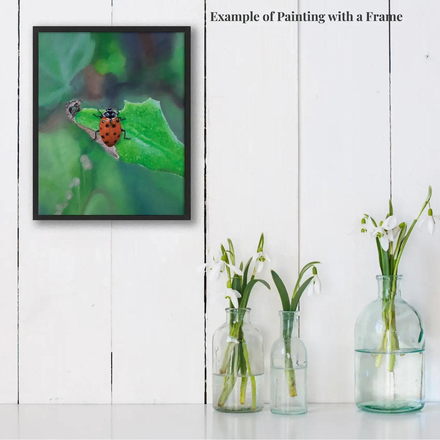 Lady on a Leaf 10x8"