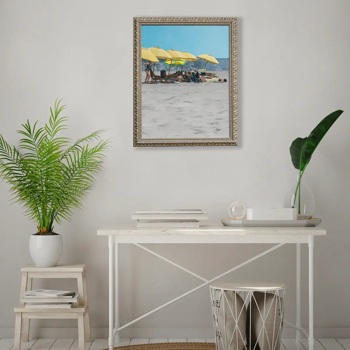 The Yellow Umbrella 32x26"