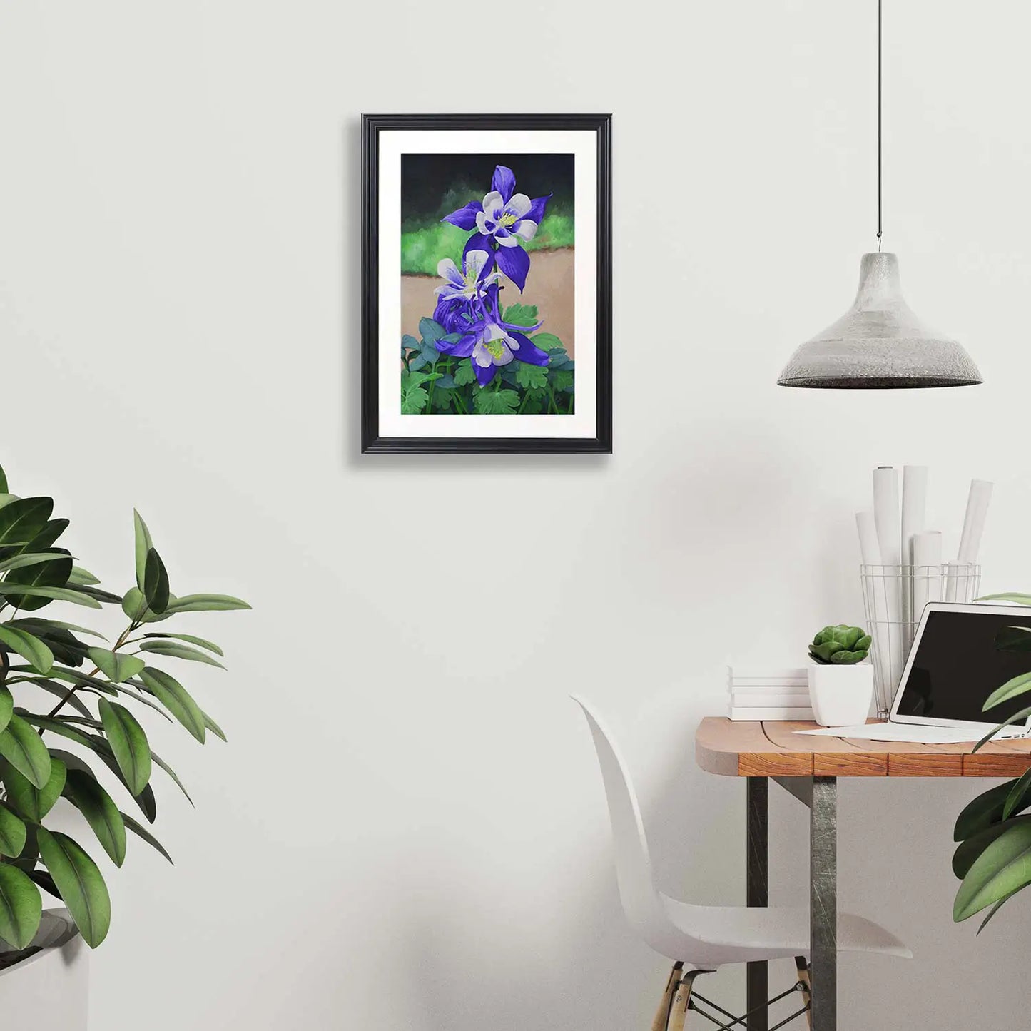 Blue Stars Blossom - Fine Art Print