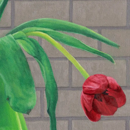 Tulips at Noon 12x12"