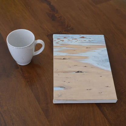 Low Tide at Malibu Lagoon 12x8"