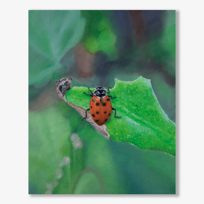 Lady on a Leaf 10x8"