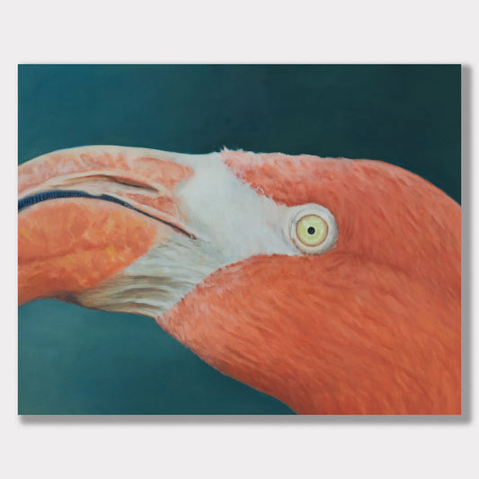 Flamingo Look 16x20"