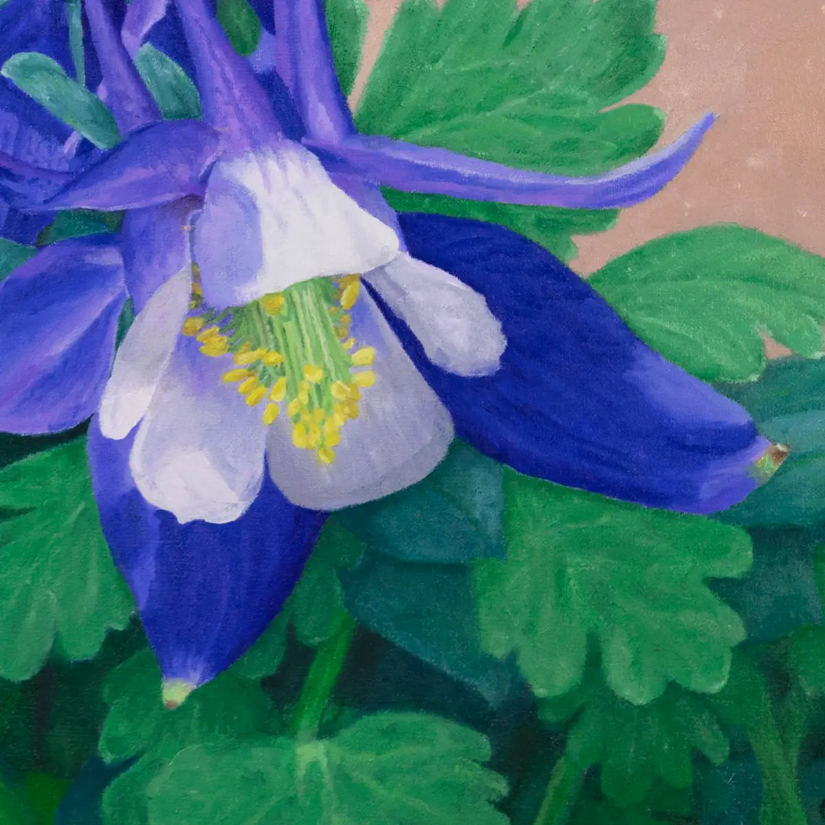 Blue Stars Blossom 18x12"