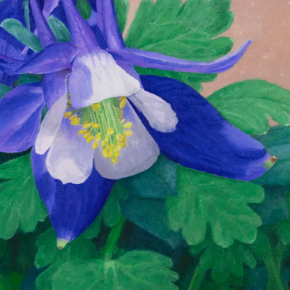 Blue Stars Blossom 18x12"