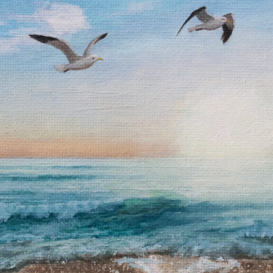 Ocean Sunrise 6x8"