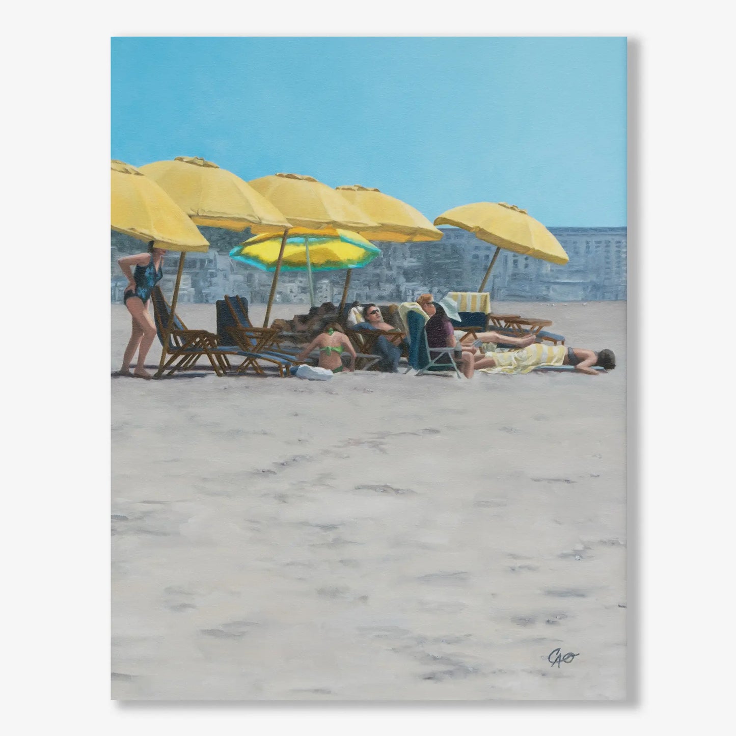 The Yellow Umbrella 32x26"