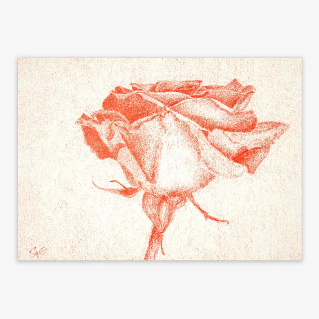 Romantic Red 5x7"