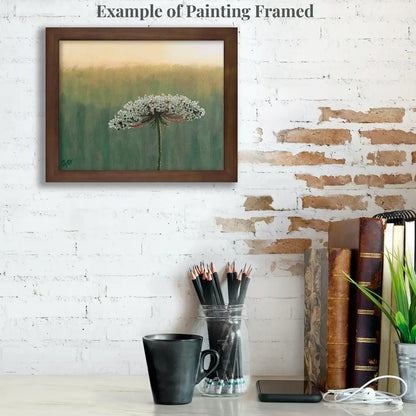 Wild Carrot Flower in the Morning 6x8"