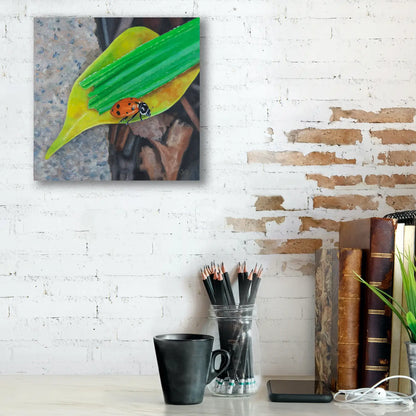 Lady on a Cliff 12x12"