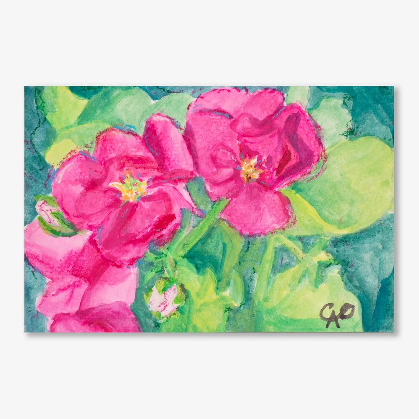 Peekaboo Pink 5x7.5"