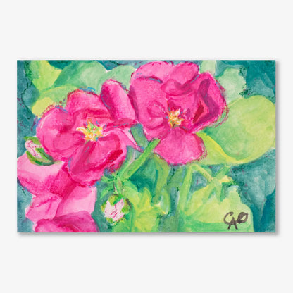 Peekaboo Pink 5x7.5"