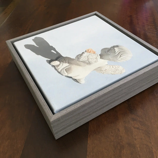 Angelic Light with Rose II, 8x8"