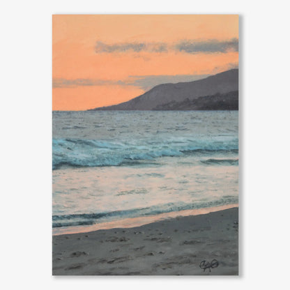 Orange Sky at Night 7x5"