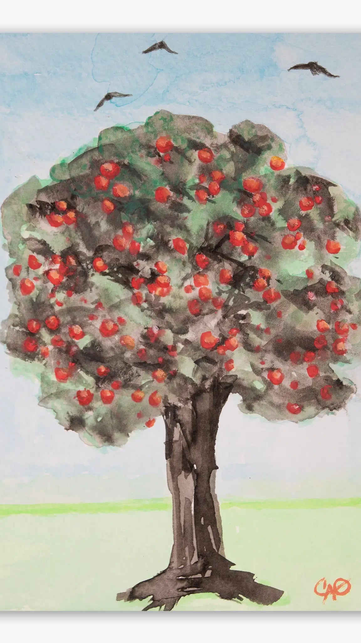 Apple Adoration 5.5x8"