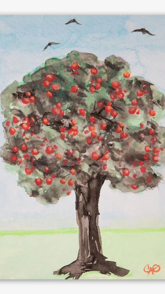 Apple Adoration 5.5x8"