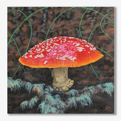 Mushroom Moss 8x8"