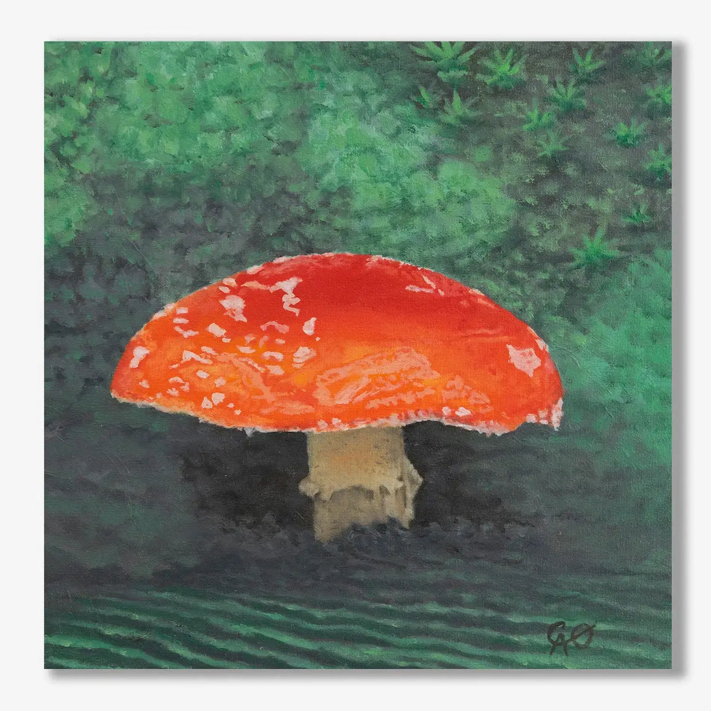 Magic Mushroom 8x8"