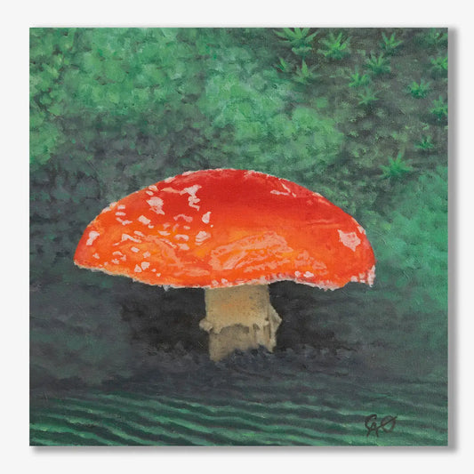 Magic Mushroom 8x8"