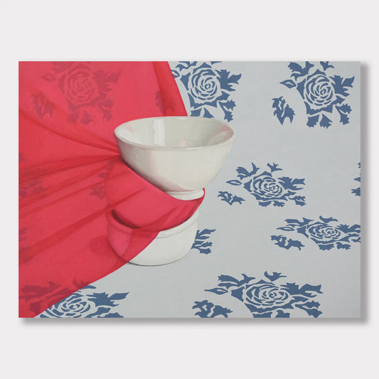 Roses and Bowls 18x24"