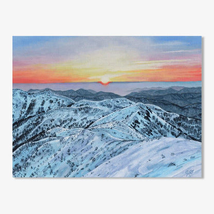 Mountain Sunrise 6x8"