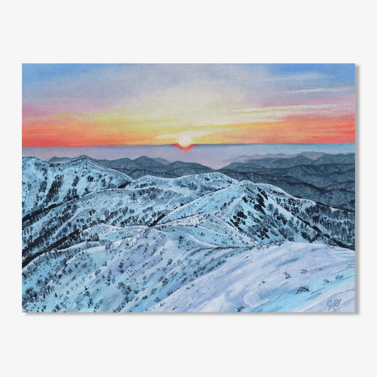 Mountain Sunrise 6x8"