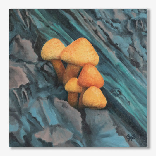 Orange Buttons 8x8"