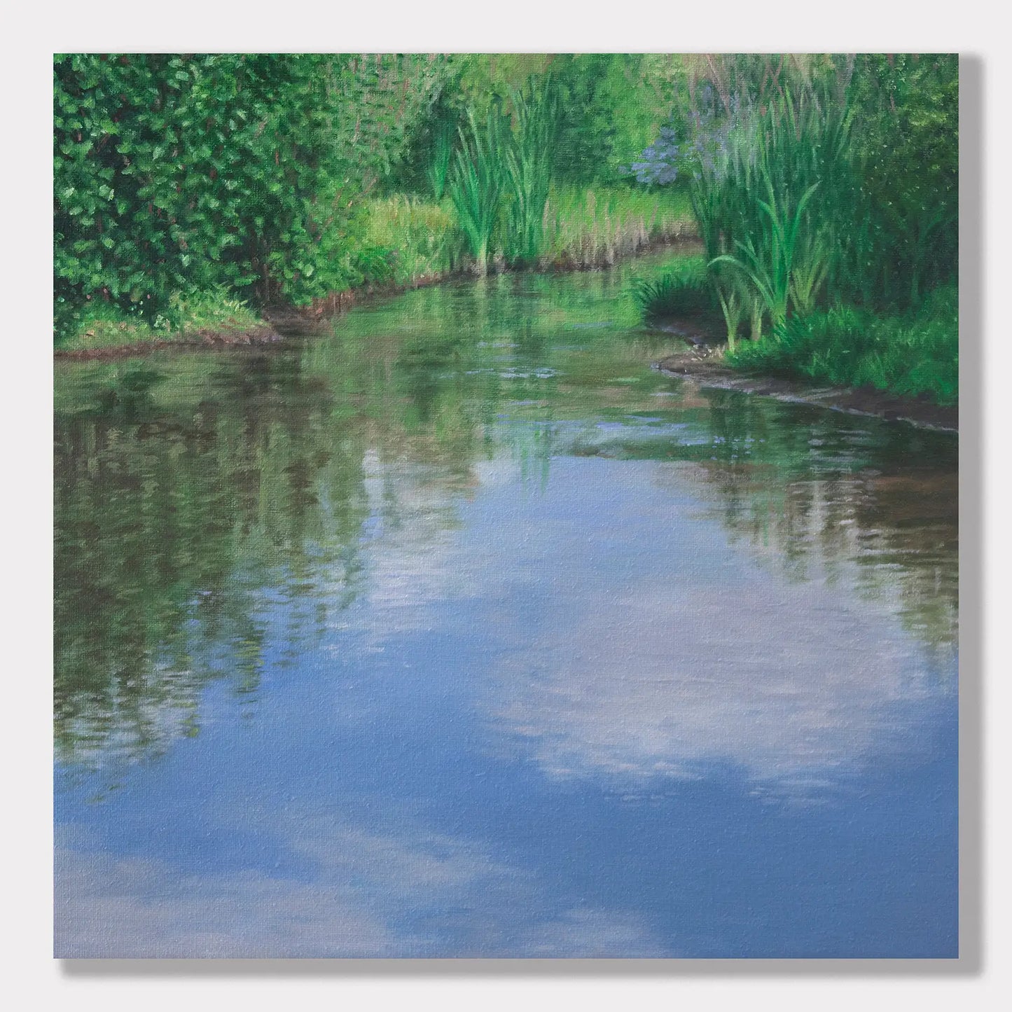 Evergreen Pond 12x12"