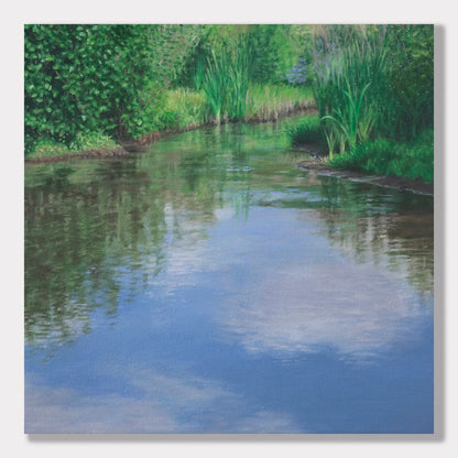 Evergreen Pond 12x12"