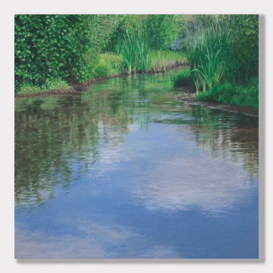 Evergreen Pond 12x12"
