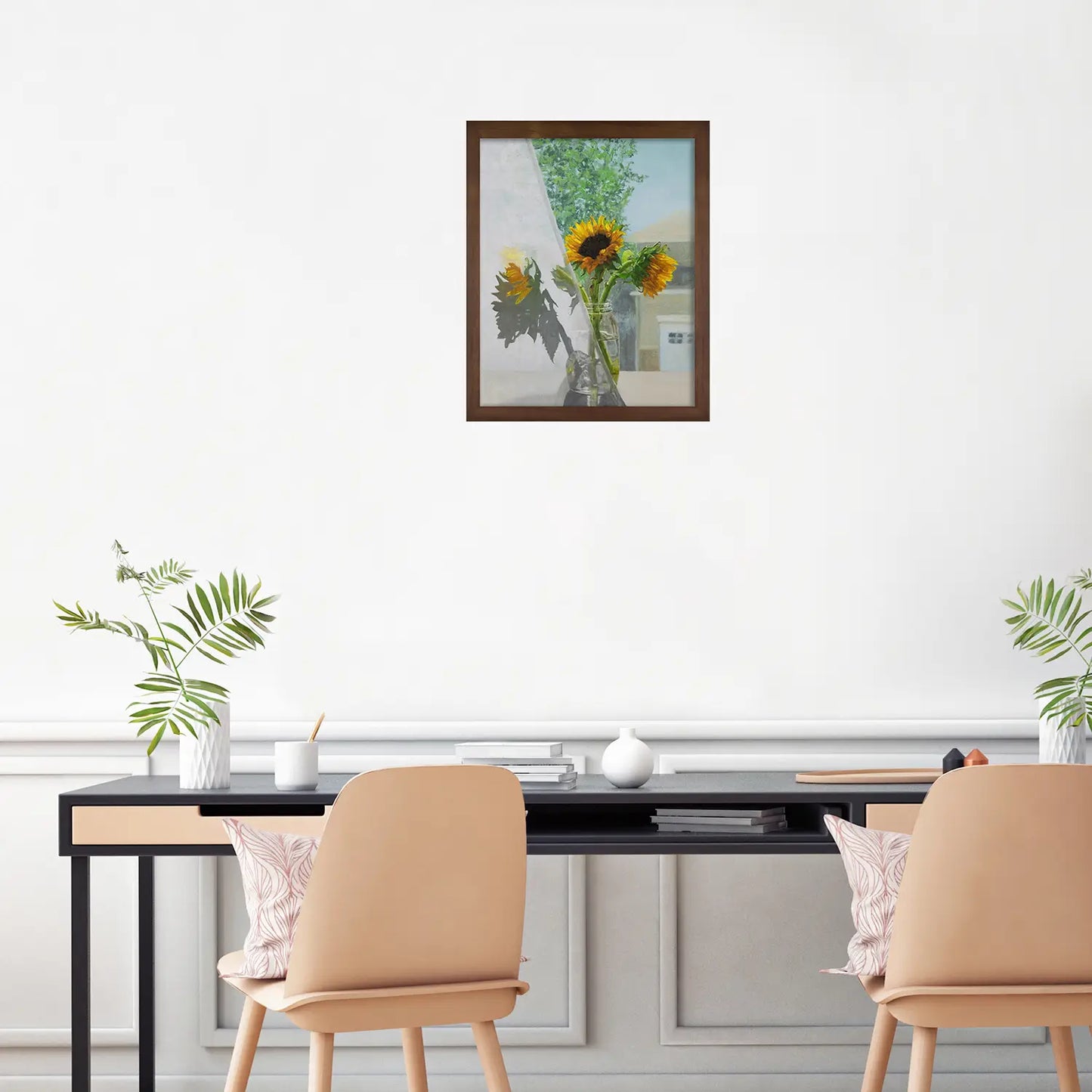 Sunflowers and Shadows 10x8"