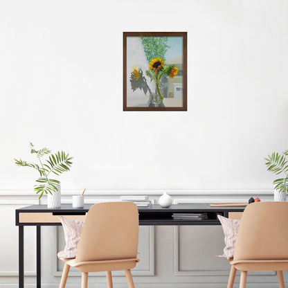 Sunflowers and Shadows 10x8"