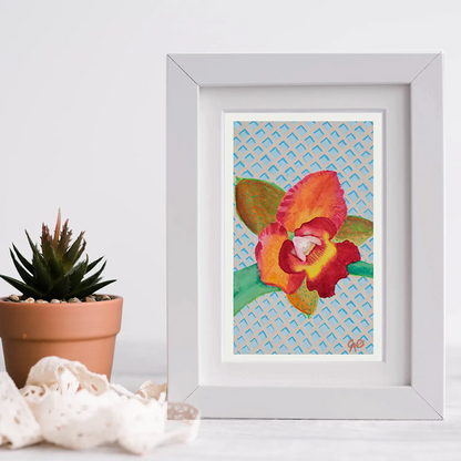 Charmed Cattleya Sheila Orchid 5x8"