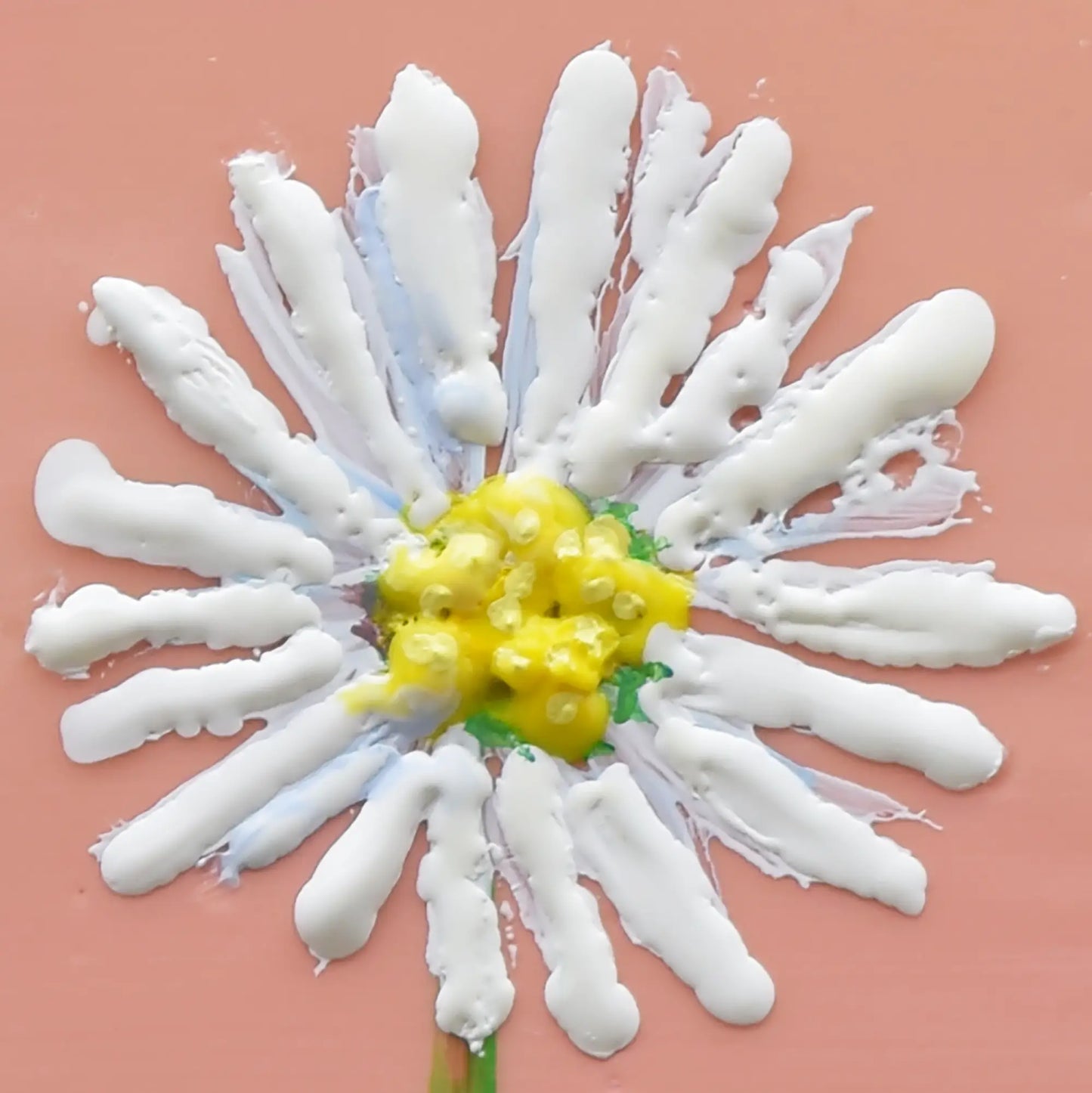 My Three Daisies 8x8"