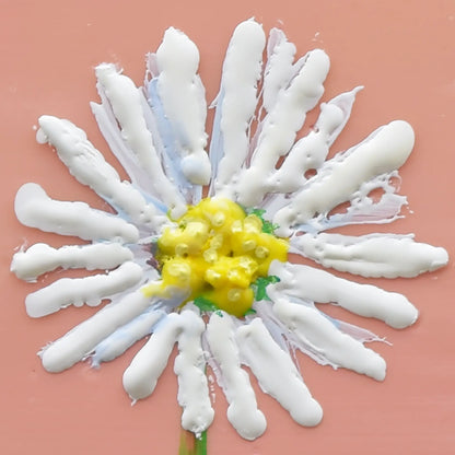 My Three Daisies 8x8"