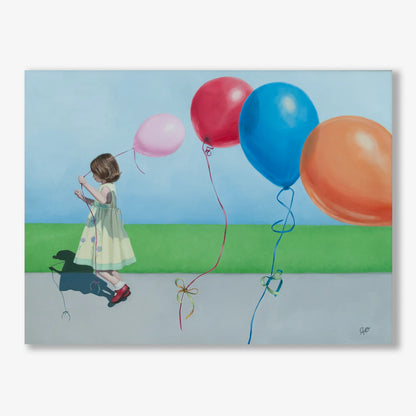 The Pink Balloon 30x40"