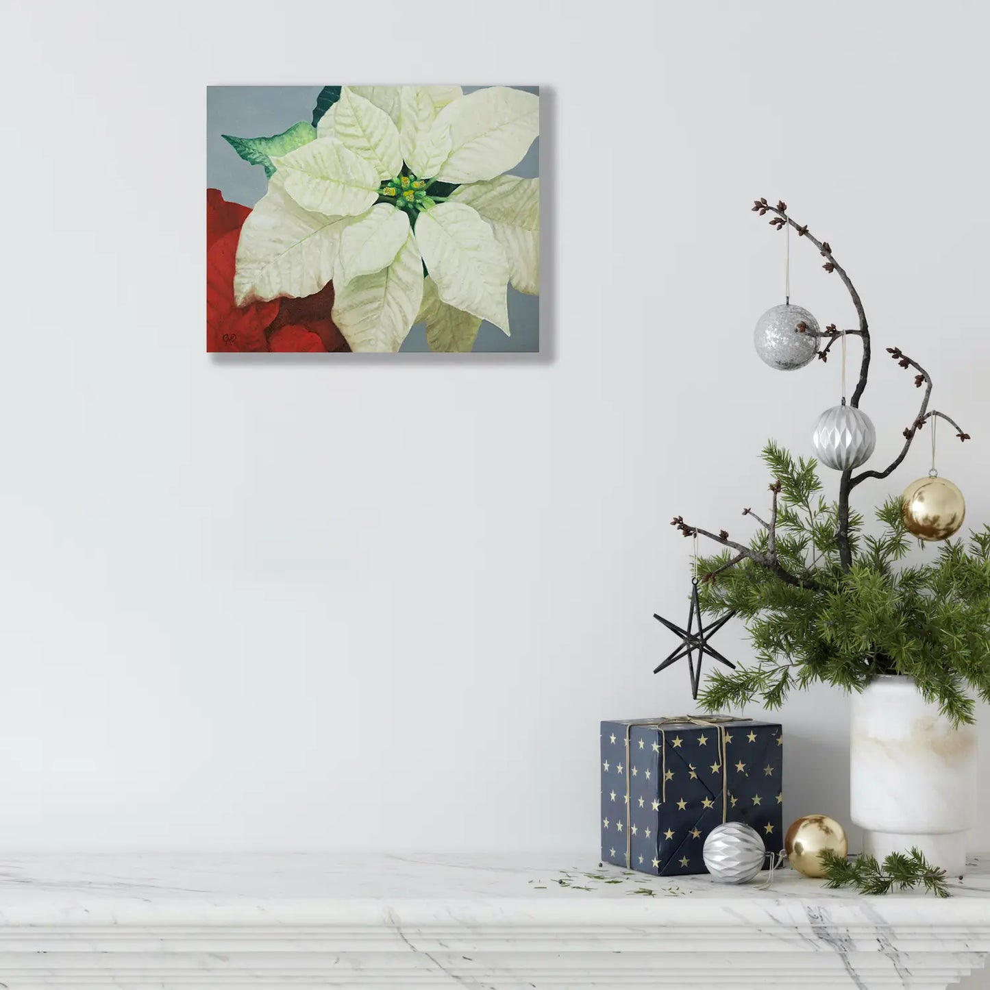 Holiday Bracts 8x10"