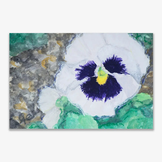 Pleasant Pansy 5x7.5"