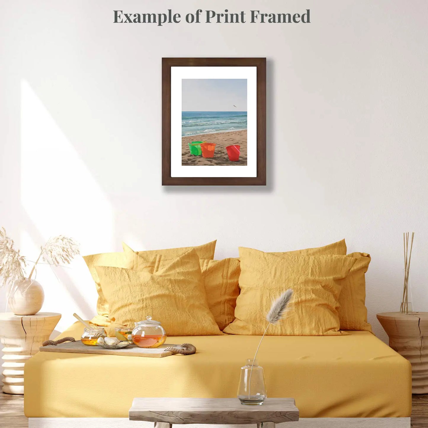 Buckets and Beach - Fine Art Print