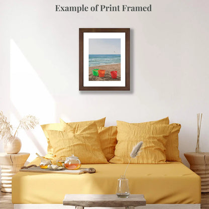 Buckets and Beach - Fine Art Print