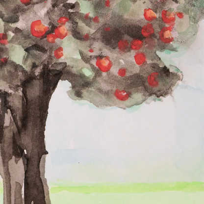 Apple Adoration 5.5x8"