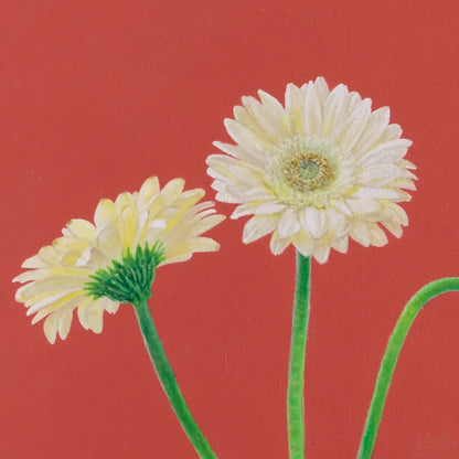 Three Gerberas and a Vase 18x14"