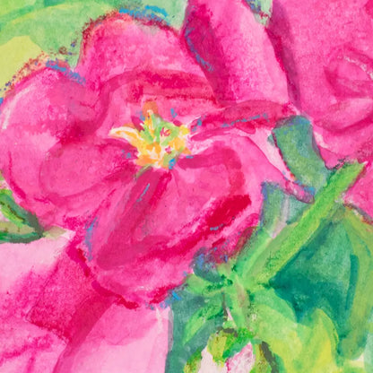 Peekaboo Pink 5x7.5"