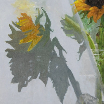 Sunflowers and Shadows 10x8"