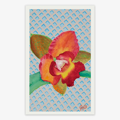 Charmed Cattleya Sheila Orchid 5x8"