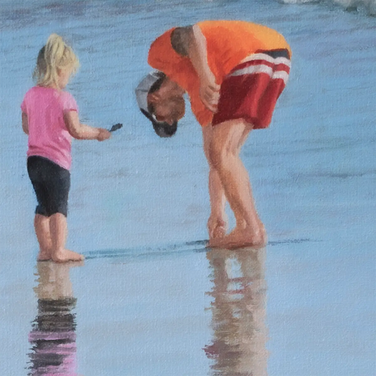 Sand Crab Daddy 10x8"